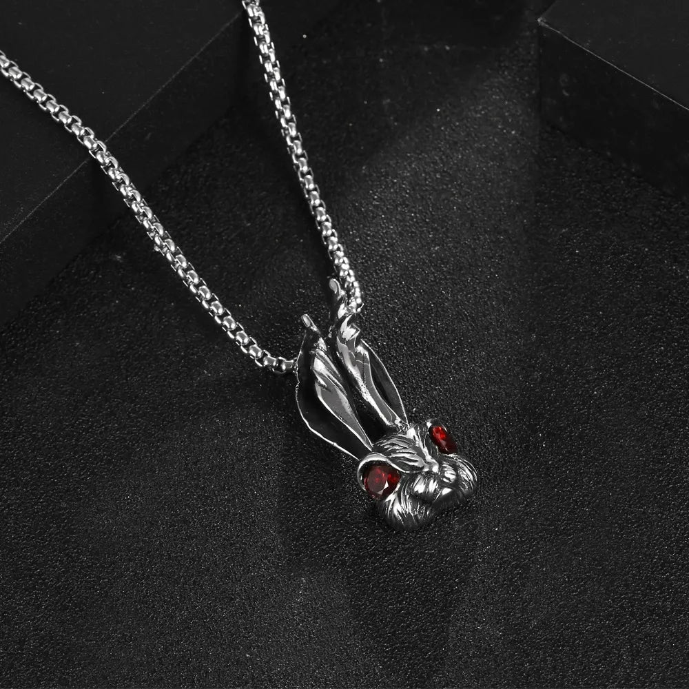 Red-Eyed Rabbit Necklace