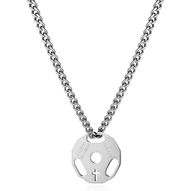 Not by My Strength but His Necklace