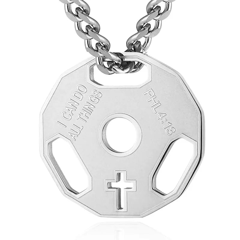 Not by My Strength but His Necklace