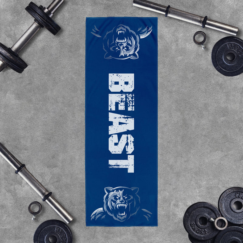 Bear Graphic Workout Cooling Towel