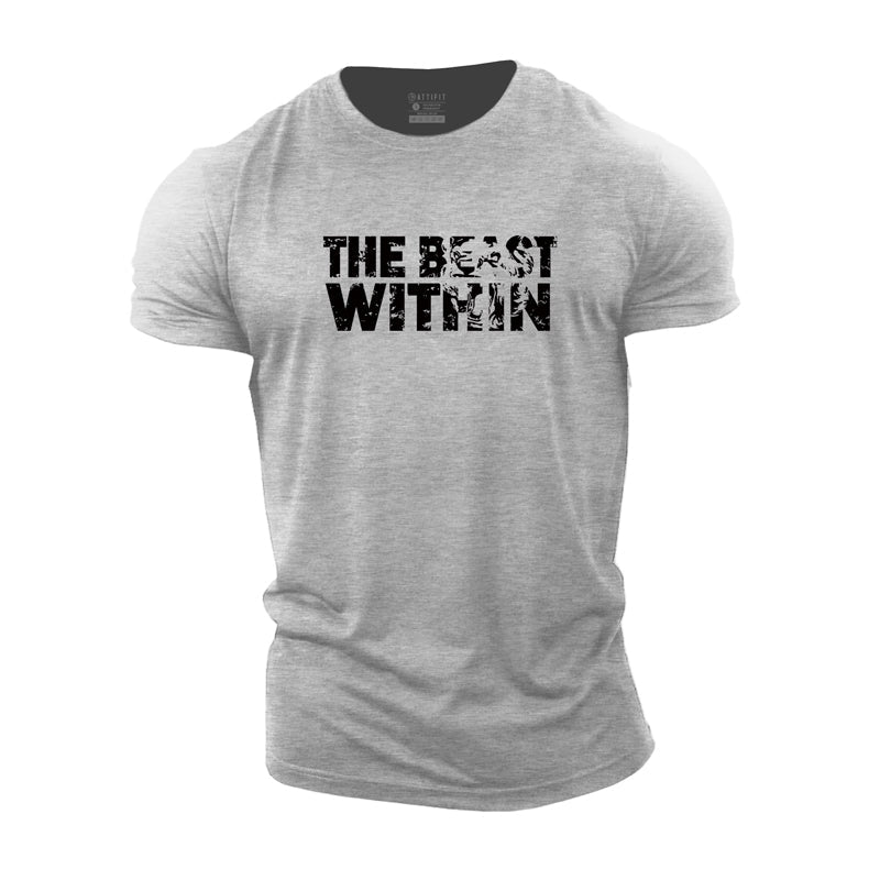 Cotton The Beast Within Graphic T-shirts