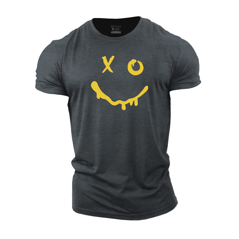 T-shirts d'entraînement Cotton Smile pour hommes