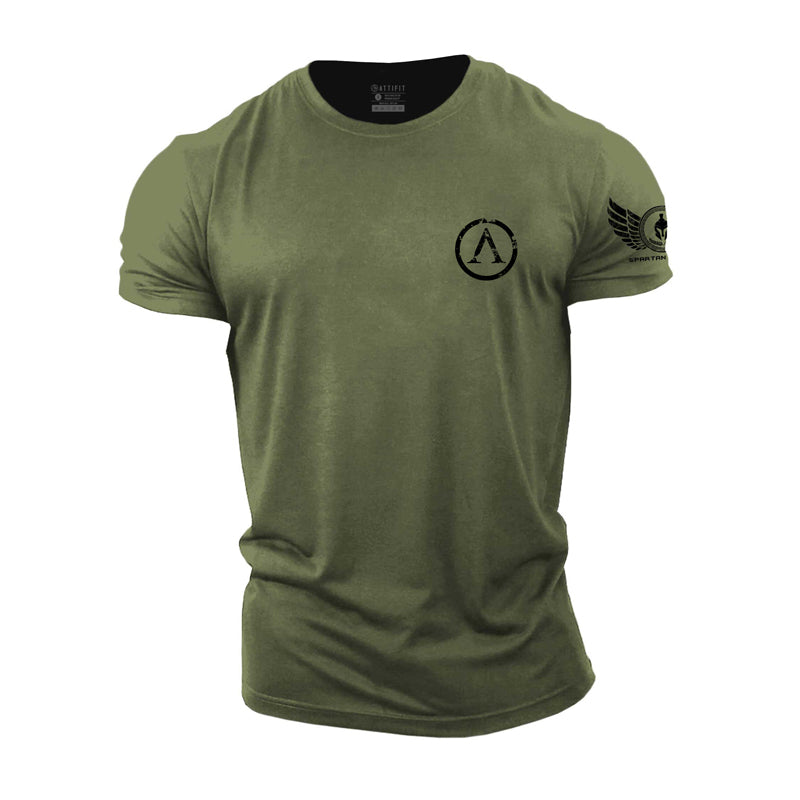 Cotton Spartan Brassard Graphic T-shirts