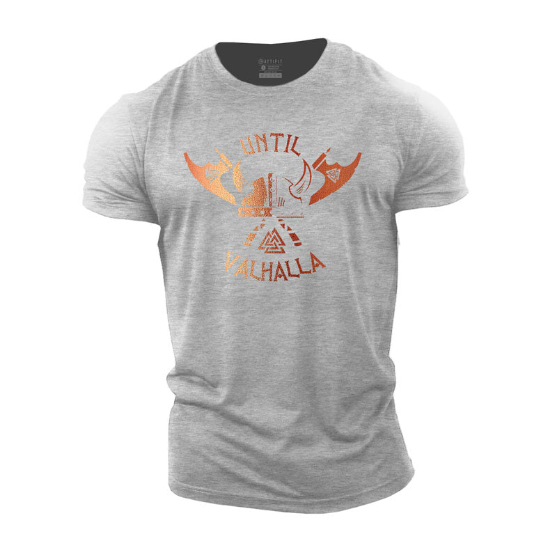 Cotton Until Valhalla Graphic Men's T-shirts