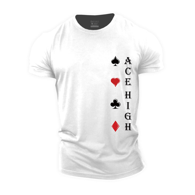 Cotton Ace High Graphic Men's T-shirts
