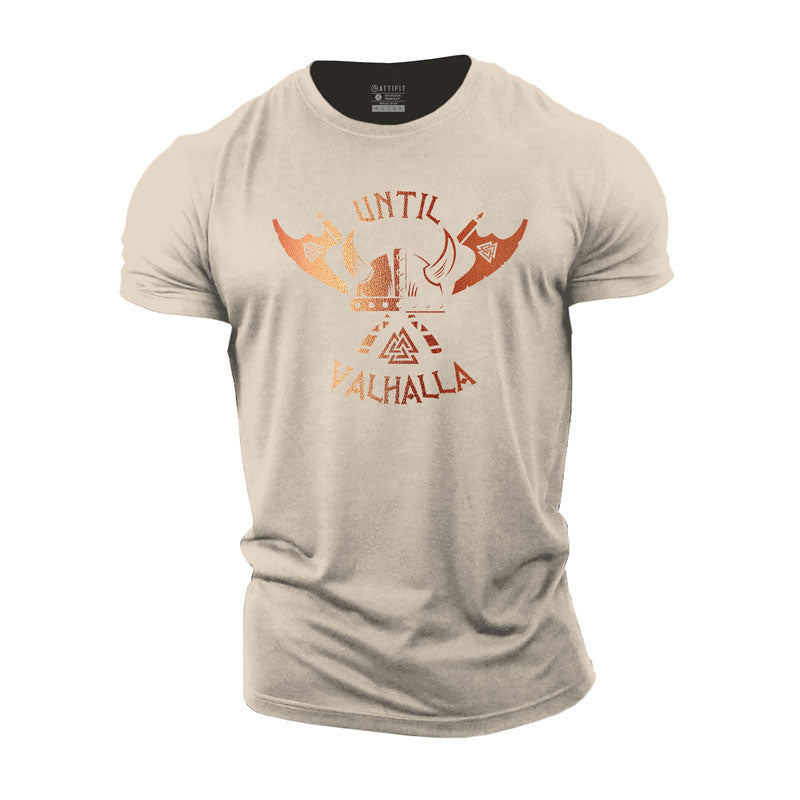 Cotton Until Valhalla Graphic Men's T-shirts