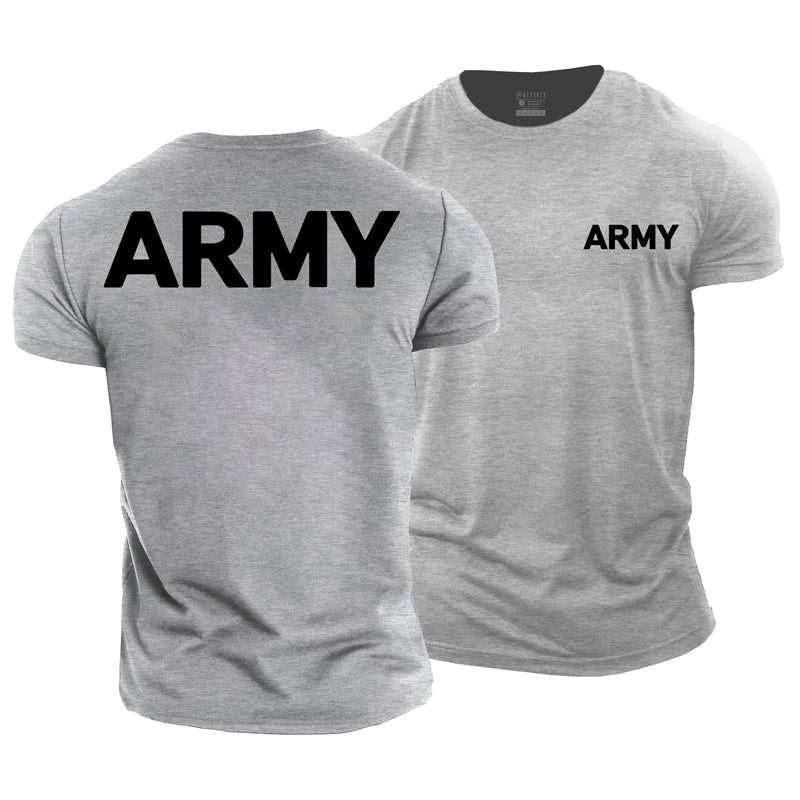 Cotton ARMY Graphic Men's T-shirts