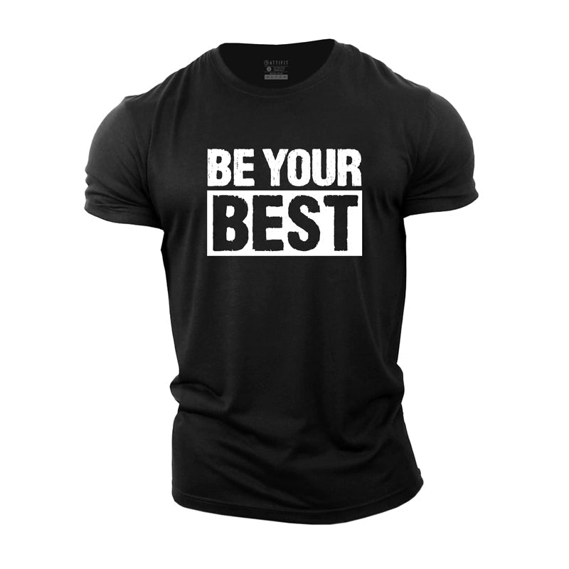 Be Your Best Graphic Men's Fitness T-shirts