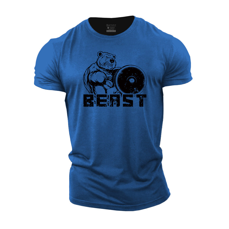 Cotton Beast Bear Gym T-shirts