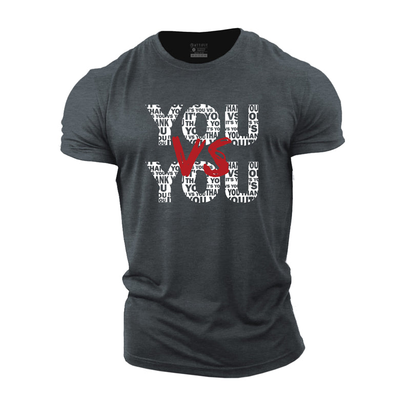 T-shirts en coton pour hommes You VS You Workout