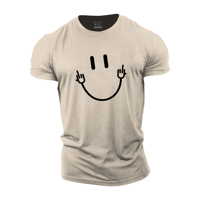 Cotton Smile Graphic T-shirts