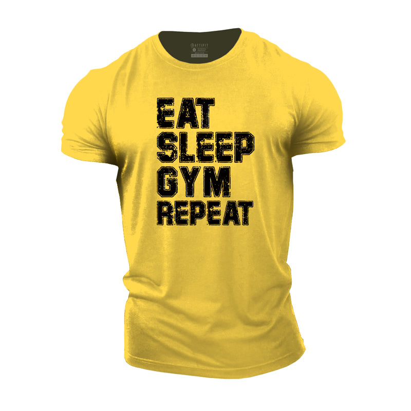 Cotton Gym Repeat Men's Fitness T-shirts