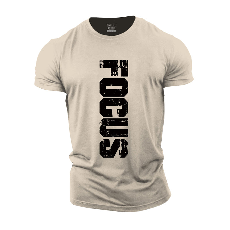Cotton Focus Graphic Men's T-shirts