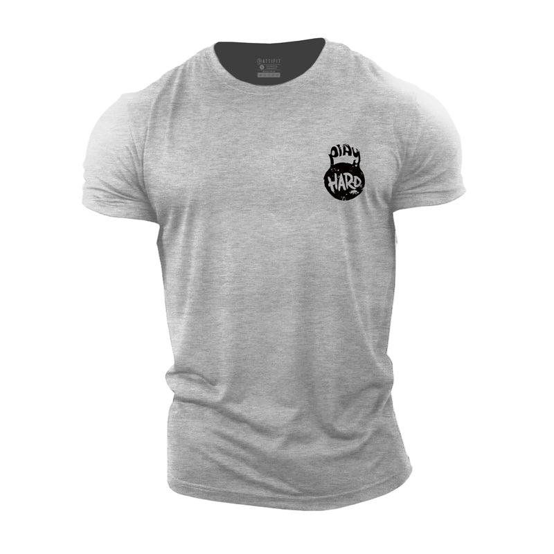 T-shirts pour hommes en coton Play Hard Graphic