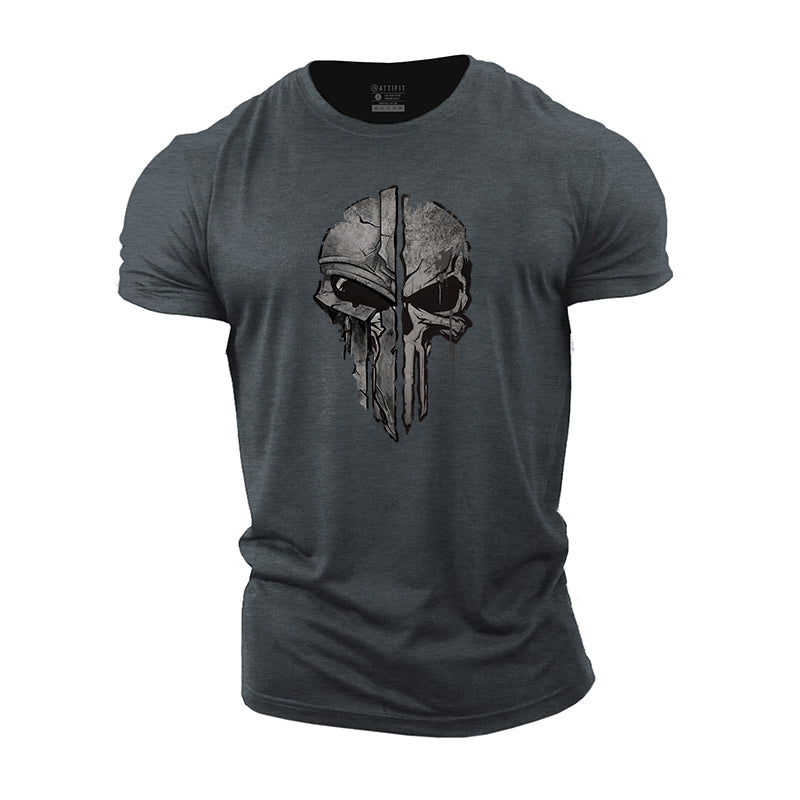 Skull Spartan Cotton T-Shirts