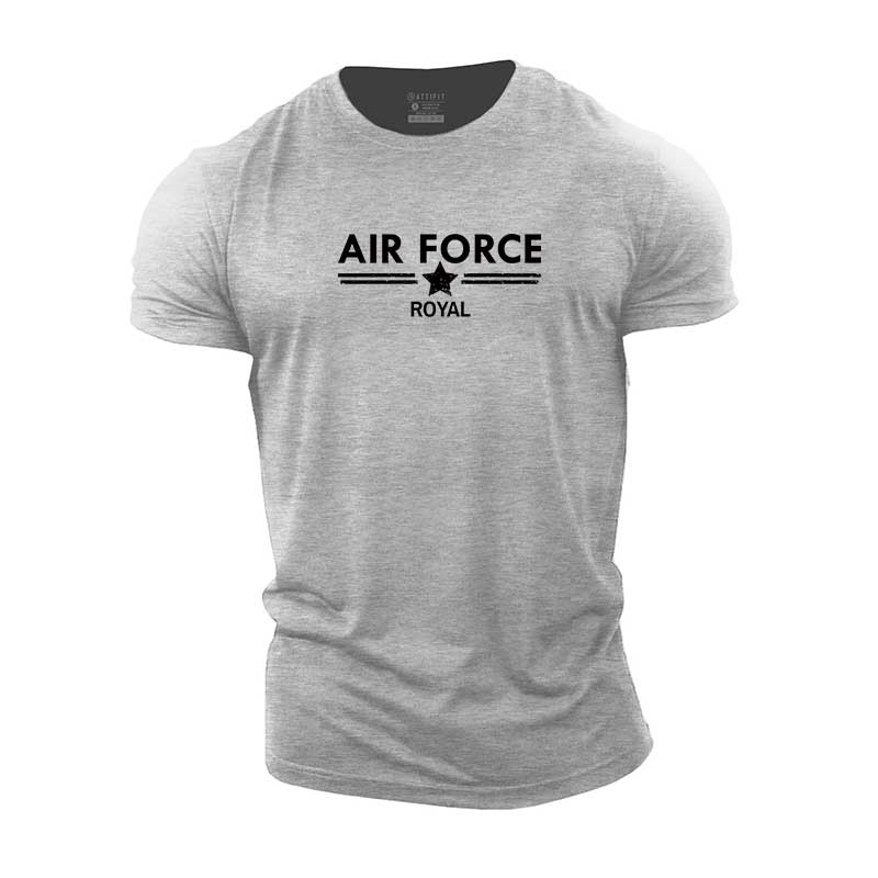 Cotton Air Force Pattern T-shirts