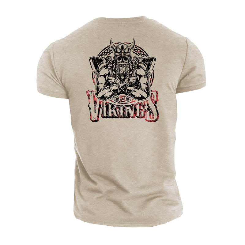 Wikinger-T-Shirts aus Baumwolle für Herren