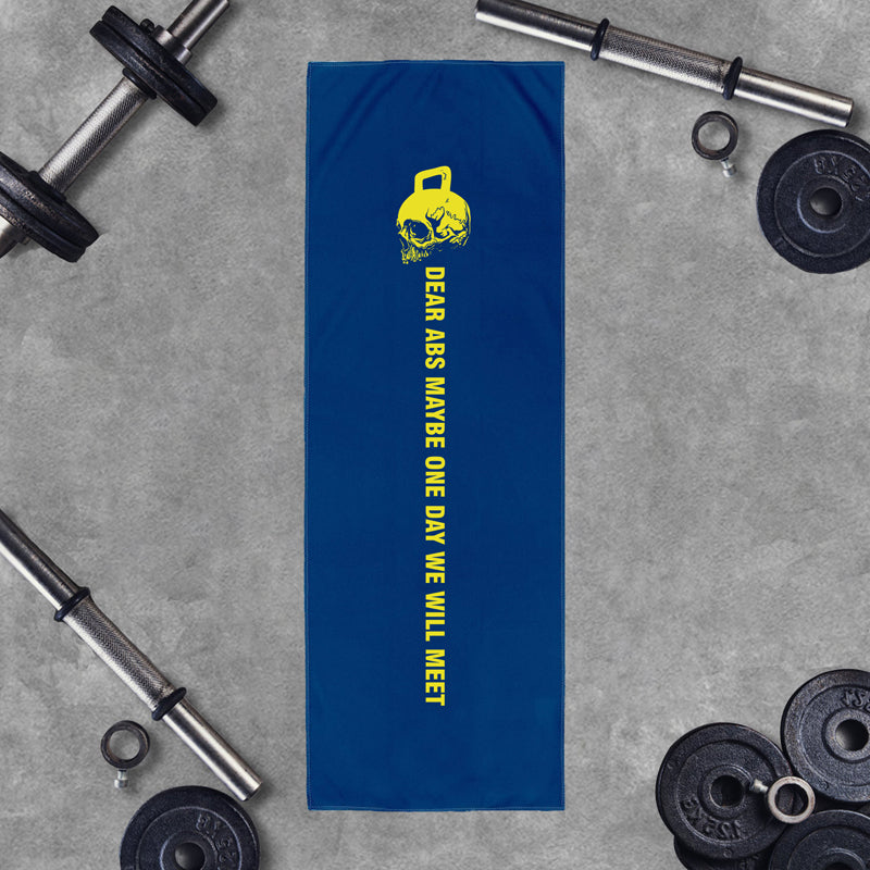 Meet Abs Graphic Workout Cooling Towel