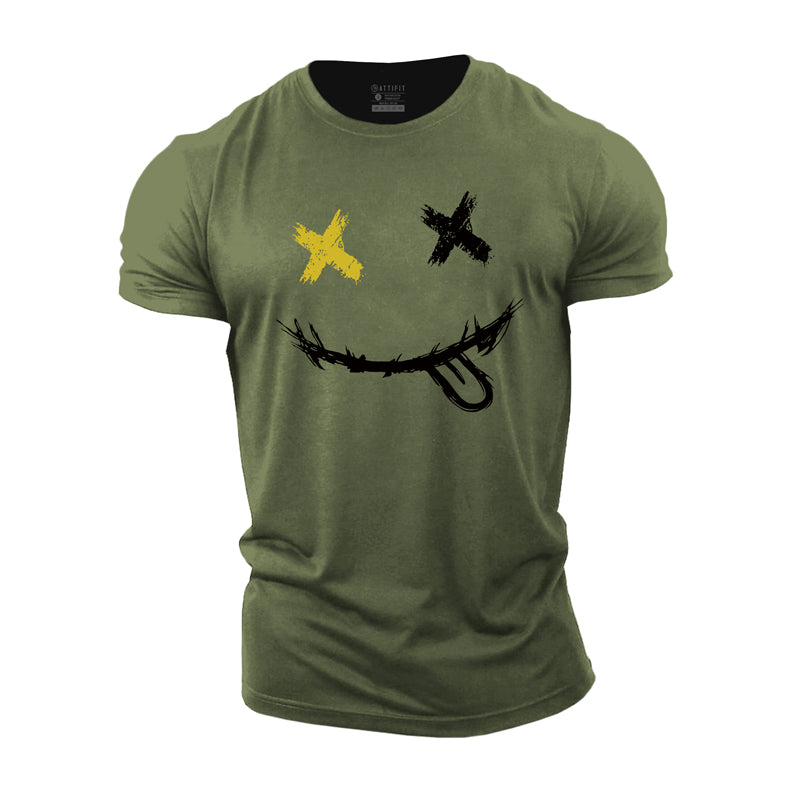 T-shirts homme Cotton Smile Fitness