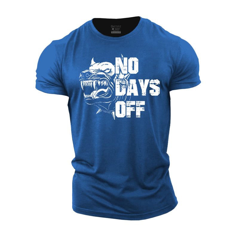 Cotton No Days Off Graphic Men's T-shirts