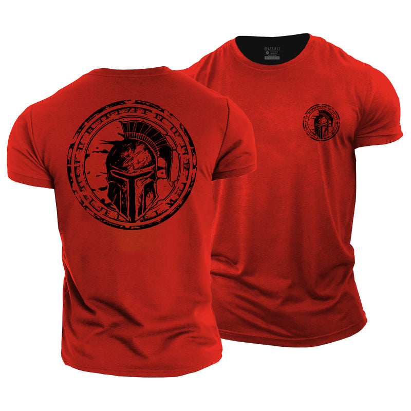 Cotton Warrior's Pride Graphic Men's T-shirts