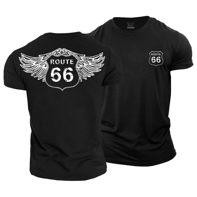 Cotton Route 66 Herren-T-Shirts