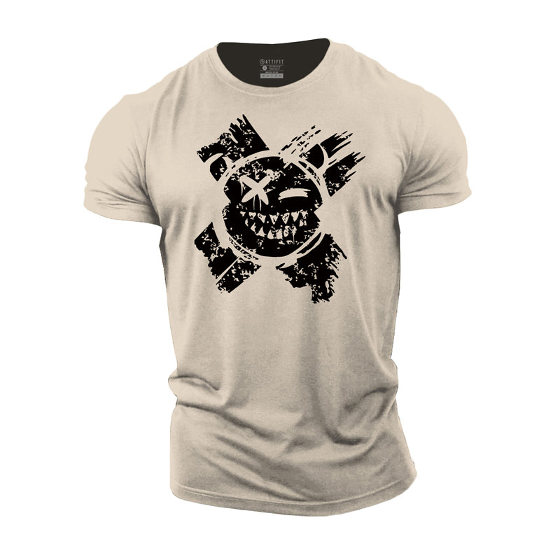 Cotton Smile Graphic Herren-T-Shirts