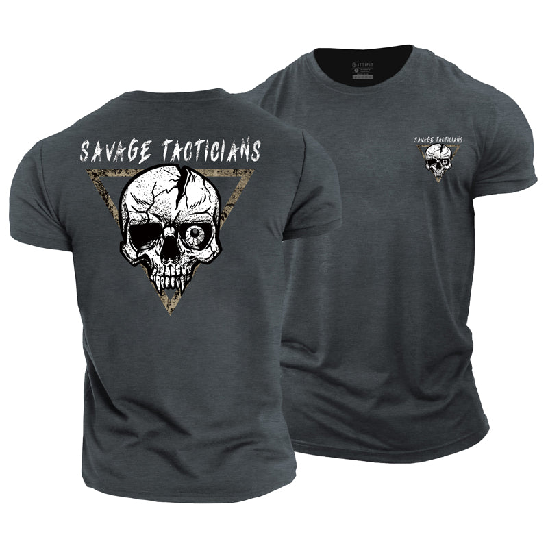 Cotton Savage Tacticians Graphic Men's T-shirts