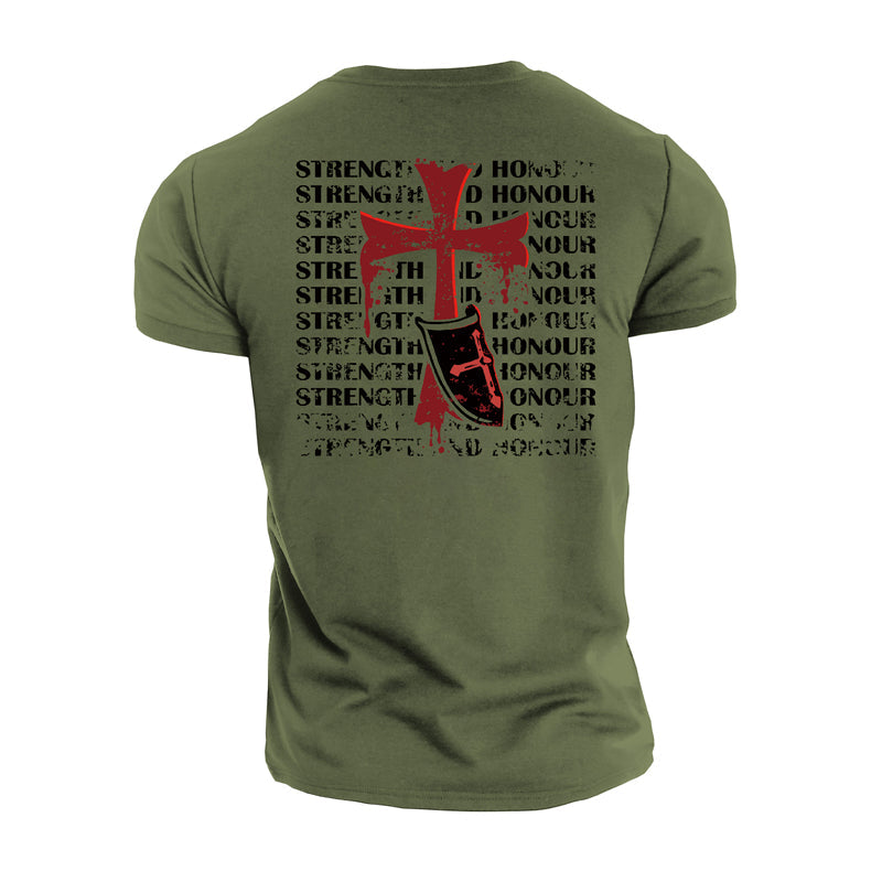 Honor Crusader Trainings-T-Shirts aus Baumwolle
