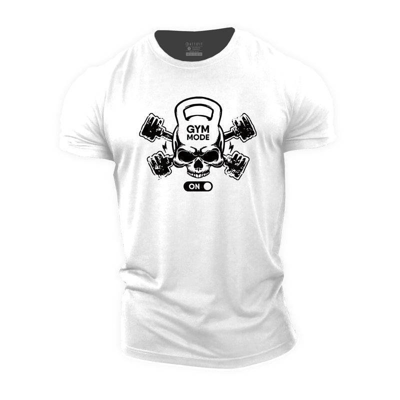 Cotton Gym Mode Graphic Men's T-shirts