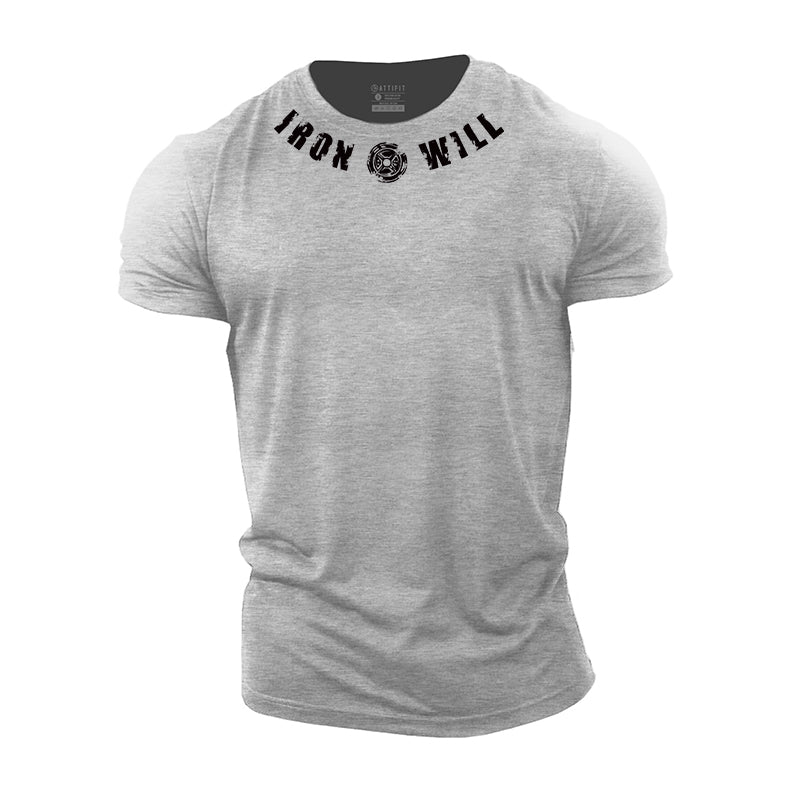 Iron Will Trainings-T-Shirts aus Baumwolle