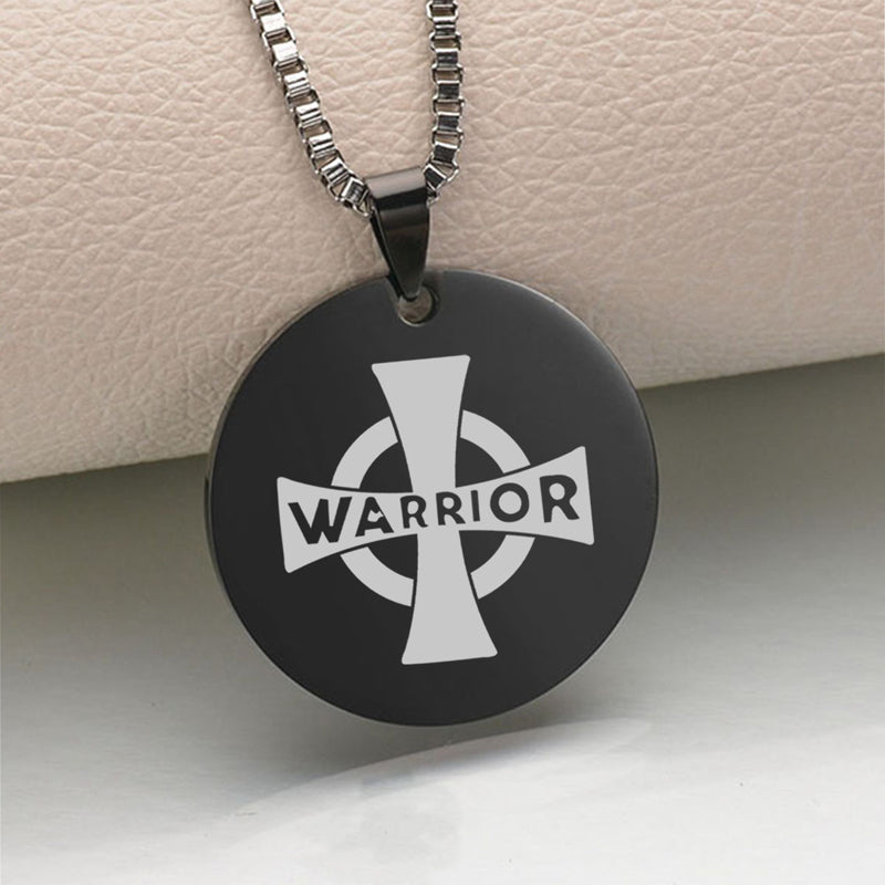 Warrior Titanium Steel Fitness Necklace