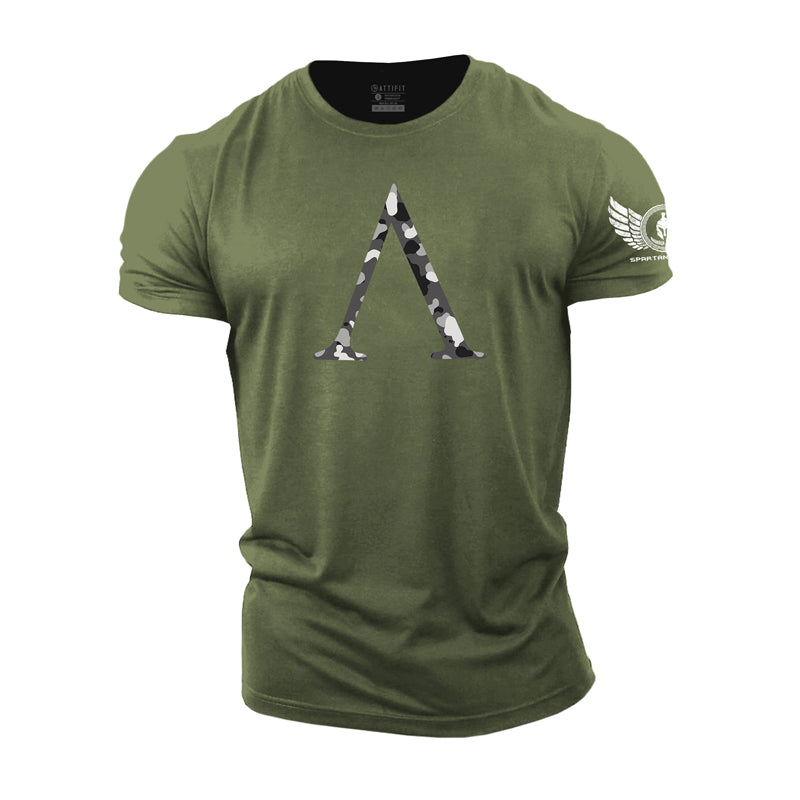 Baumwoll-A-Grafik-T-Shirts