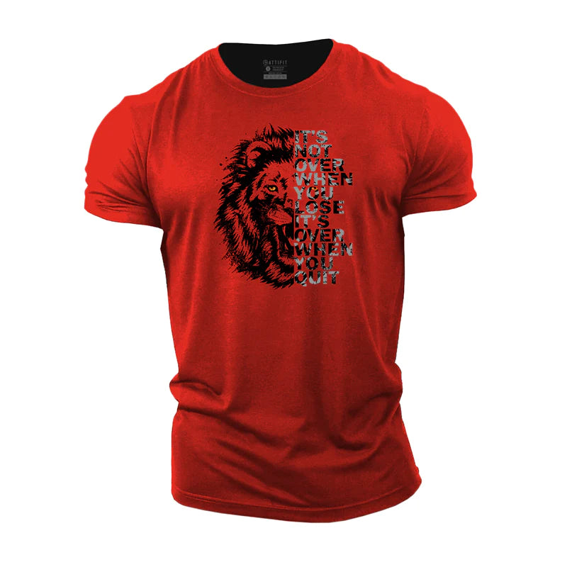Cotton Lion Graphic Fitness T-shirts