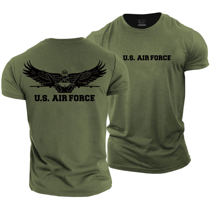 T-shirts homme en coton graphique US AIR FORCE