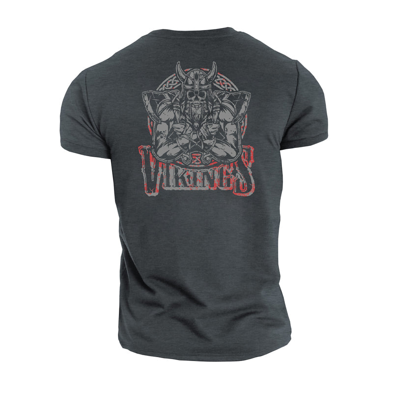 T-shirts Vikings en coton pour hommes