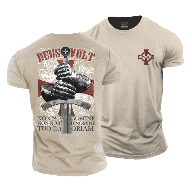 Crusader Warrior Trainings-T-Shirts aus Baumwolle