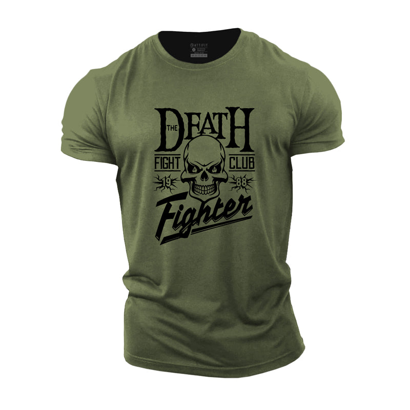 Cotton Mens  The Death Fighter T-shirts