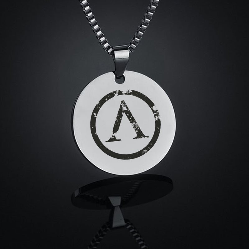 Alpha A Titanium Steel Fitness Necklace