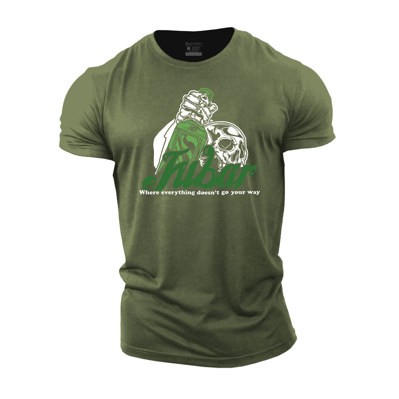 Cotton Got Fubar St.Patrick's Day Graphic Men's T-shirts