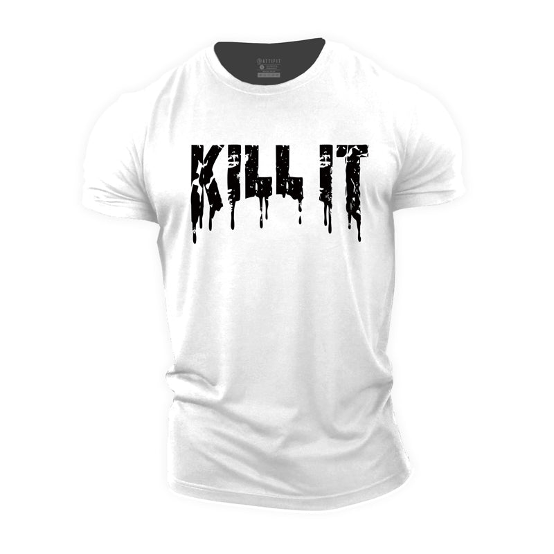 Kill It Workout-T-Shirts aus Baumwolle
