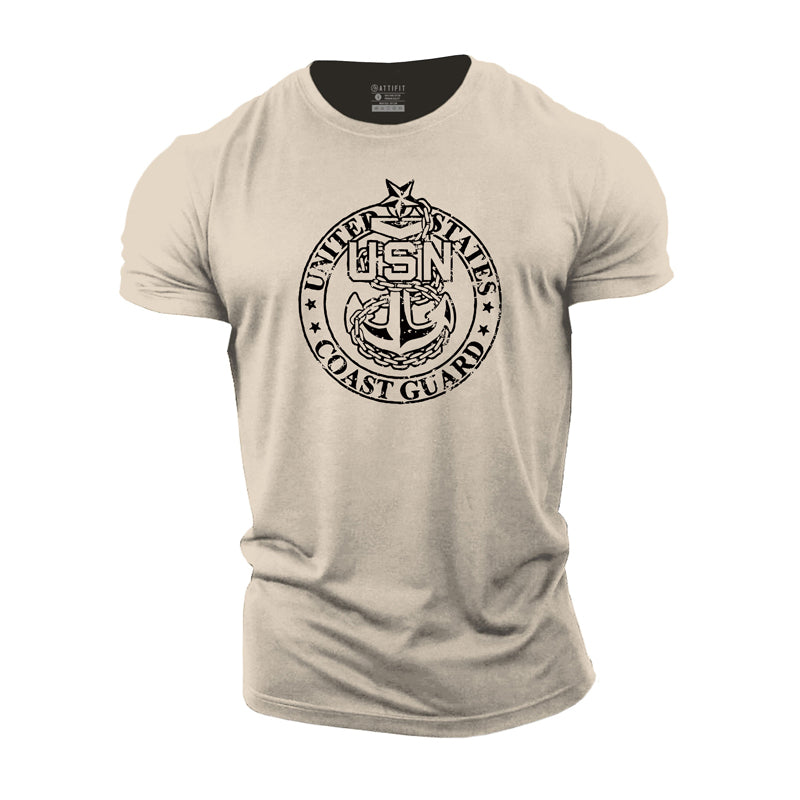 Cotton USN Graphic Men's T-shirts