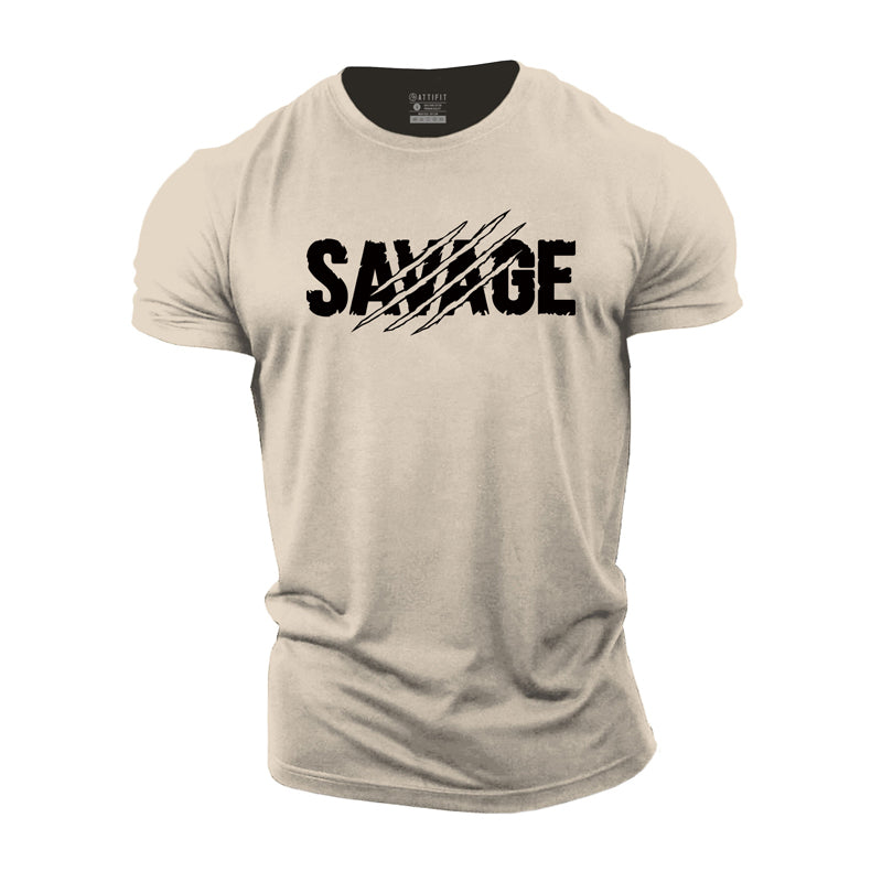 Cotton Savage Graphic T-shirts