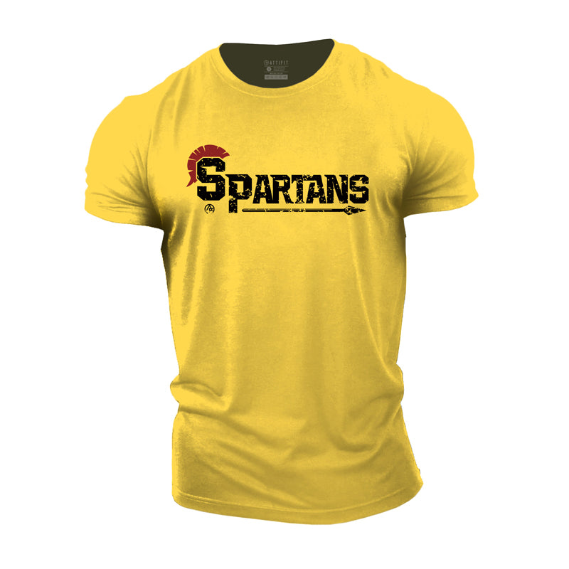 Cotton Spartans Graphic Men's T-shirts