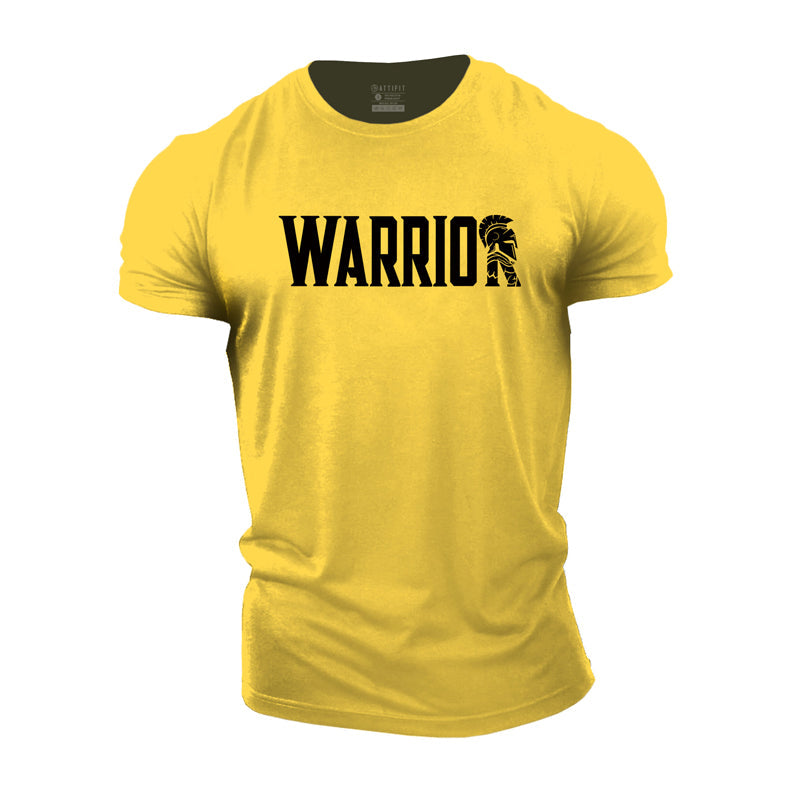 Cotton Men's Warrior Graphic T-shirts