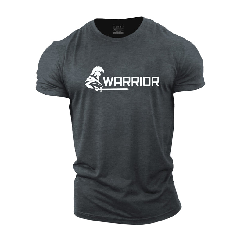 Baumwoll-T-Shirts mit Spartan Warrior-Grafik