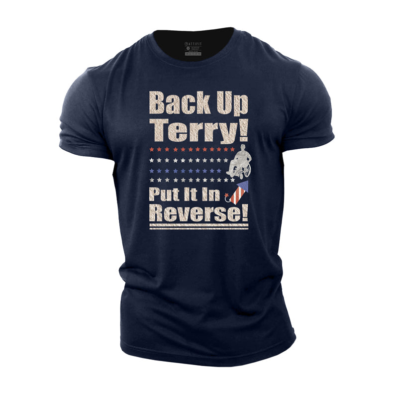 Cotton Back Up Terry Graphic Men's T-shirts