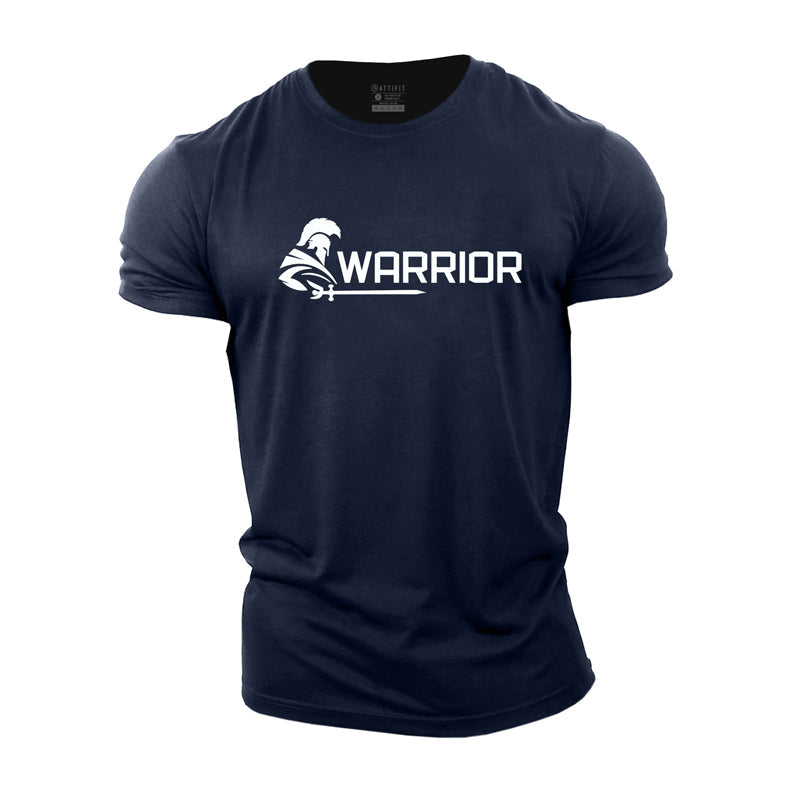 Cotton Spartan Warrior Graphic T-shirts