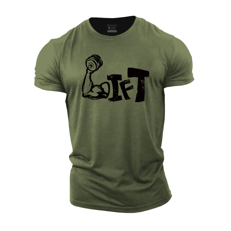 Cotton Lift Graphic Men's T-shirts