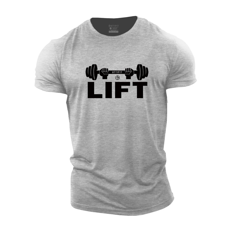 Cotton Lift Graphic Mens Fitness T-shirts